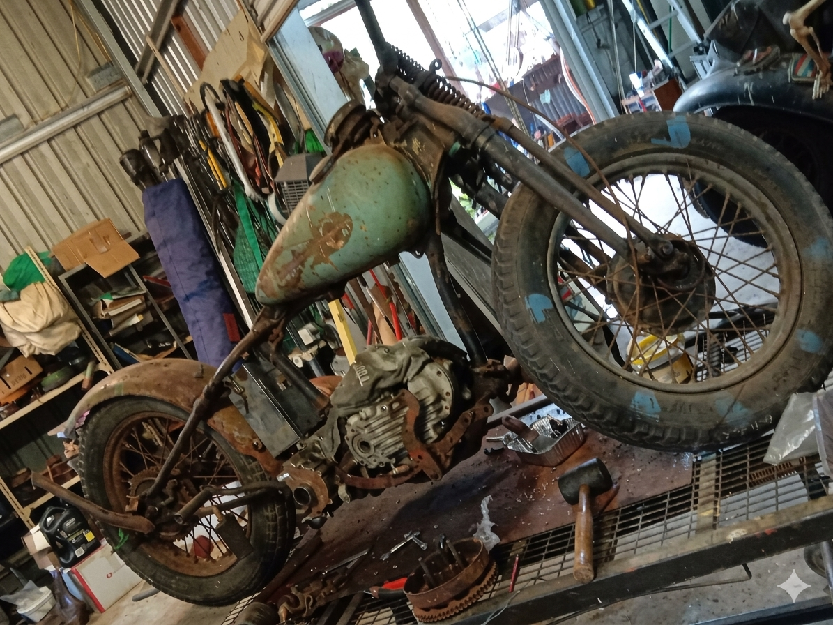 1942 HARLEY-DAVIDSON WLA ROAD