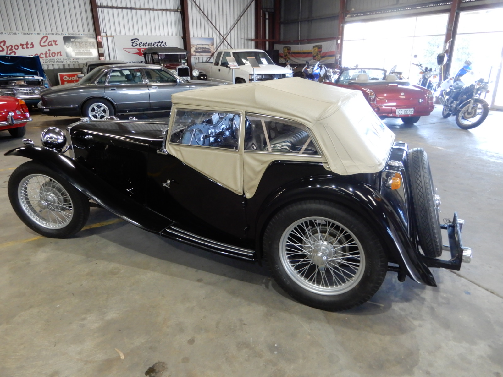 1949 MG TC MANUAL ROADSTER