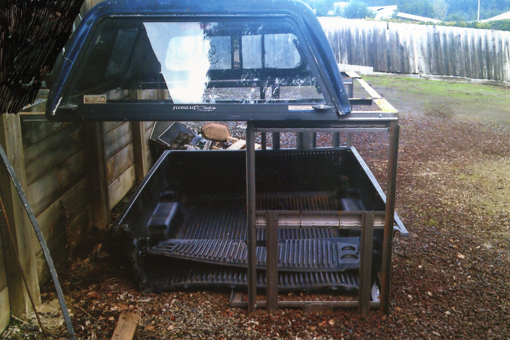 FORD XL BA 2004 UTE CANOPY AND TUB LINER