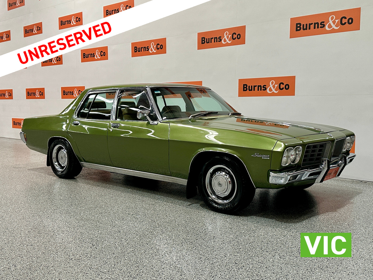 1972 HOLDEN STATESMAN HQ DEVILLE 350 V8 AUTO SEDAN