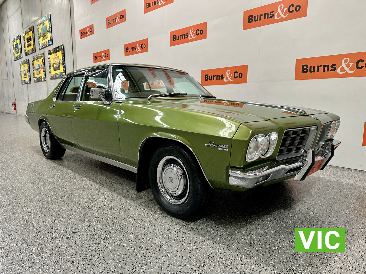 1972 HOLDEN STATESMAN HQ DEVILLE 350 V8 AUTO SEDAN