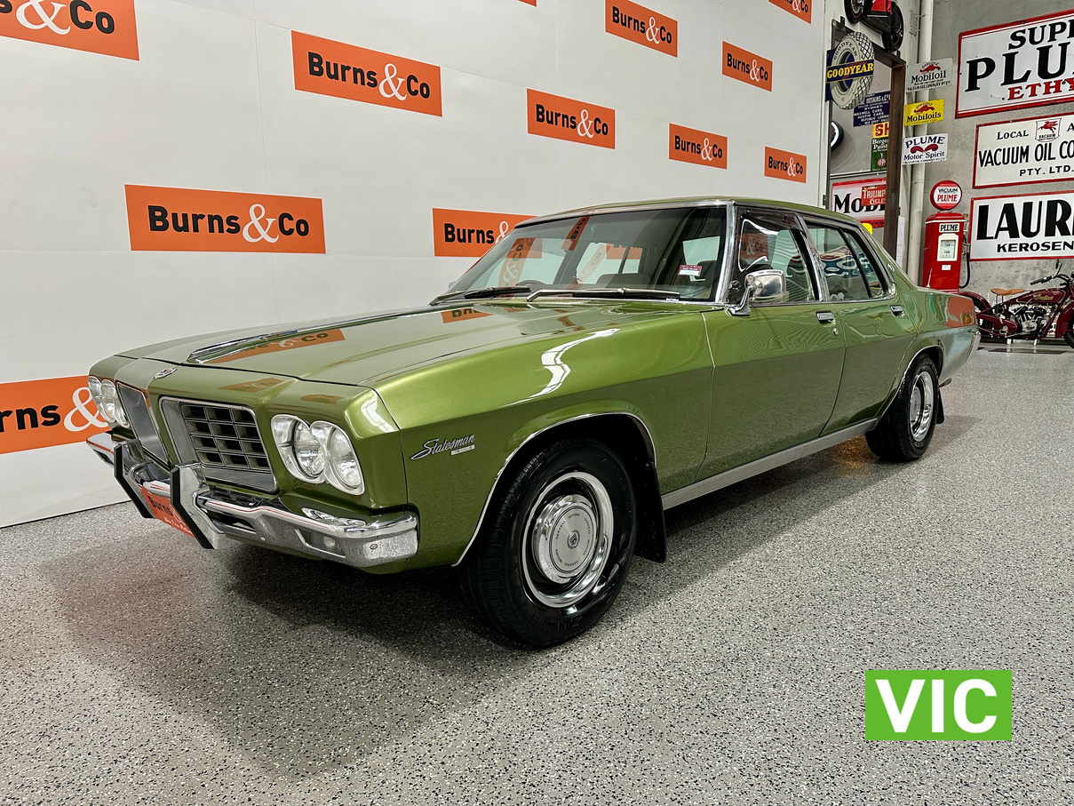 1972 HOLDEN STATESMAN HQ DEVILLE 350 V8 AUTO SEDAN