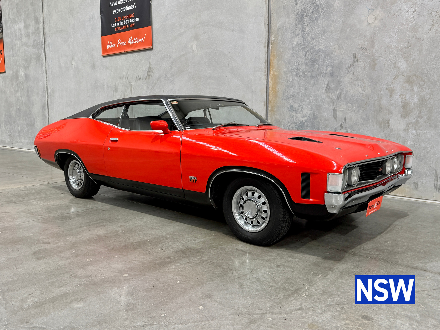 1972 FORD XA GT FALCON 351 V8 MANUAL COUPE