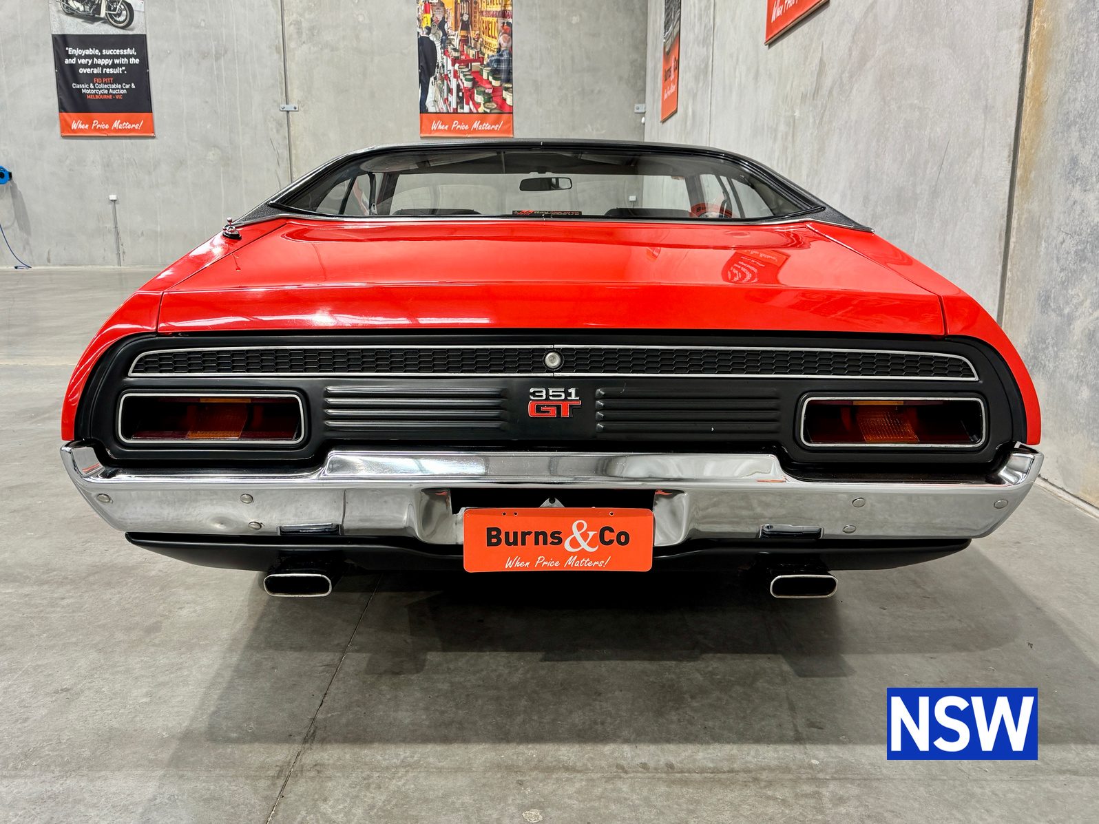 1972 FORD XA GT FALCON 351 V8 MANUAL COUPE