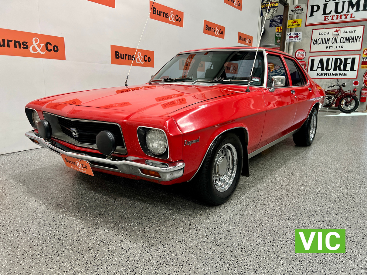 1974 HOLDEN KINGSWOOD HQ 253 V8 MANUAL SEDAN
