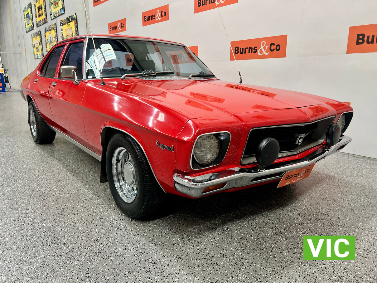 1974 HOLDEN KINGSWOOD HQ 253 V8 MANUAL SEDAN