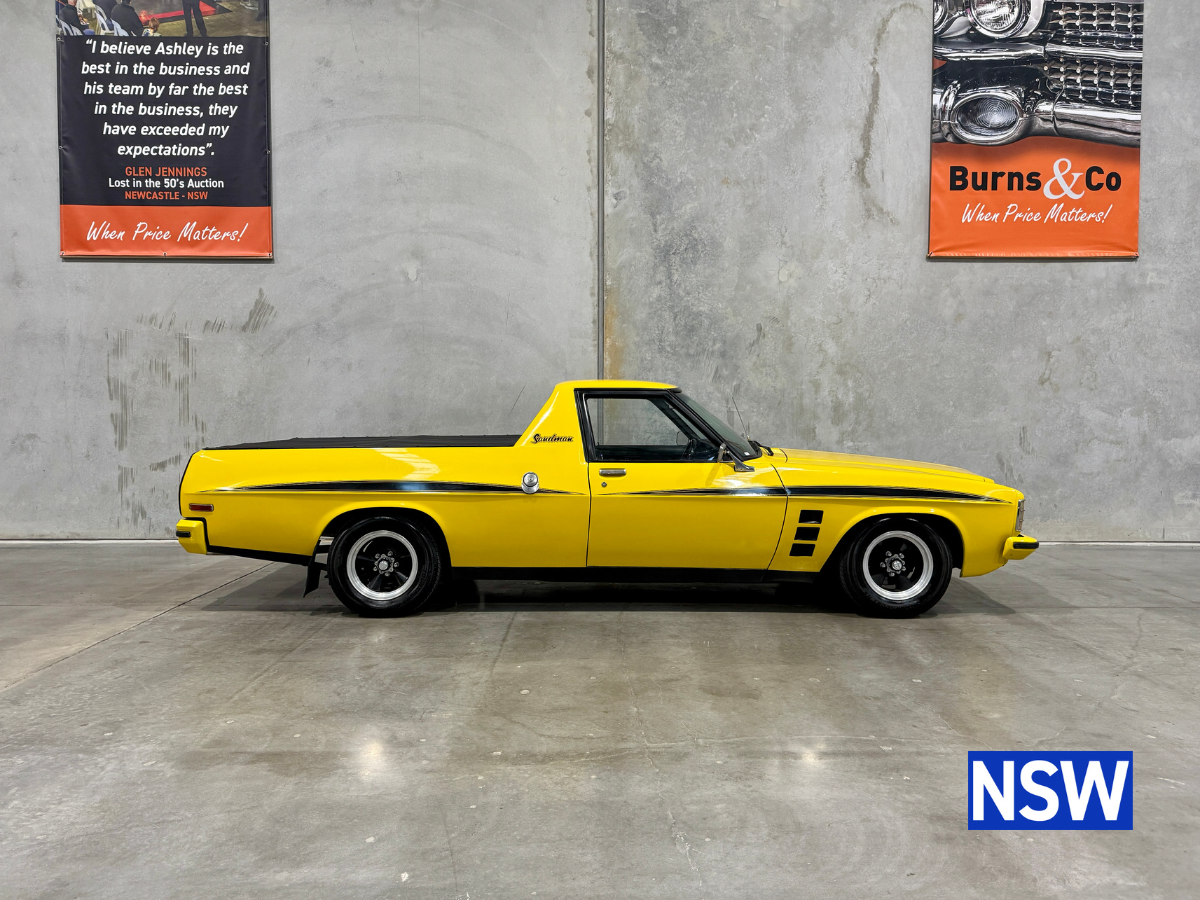 1975 HOLDEN HJ SANDMAN TRIBUTE 308 5L V8 AUTO UTE