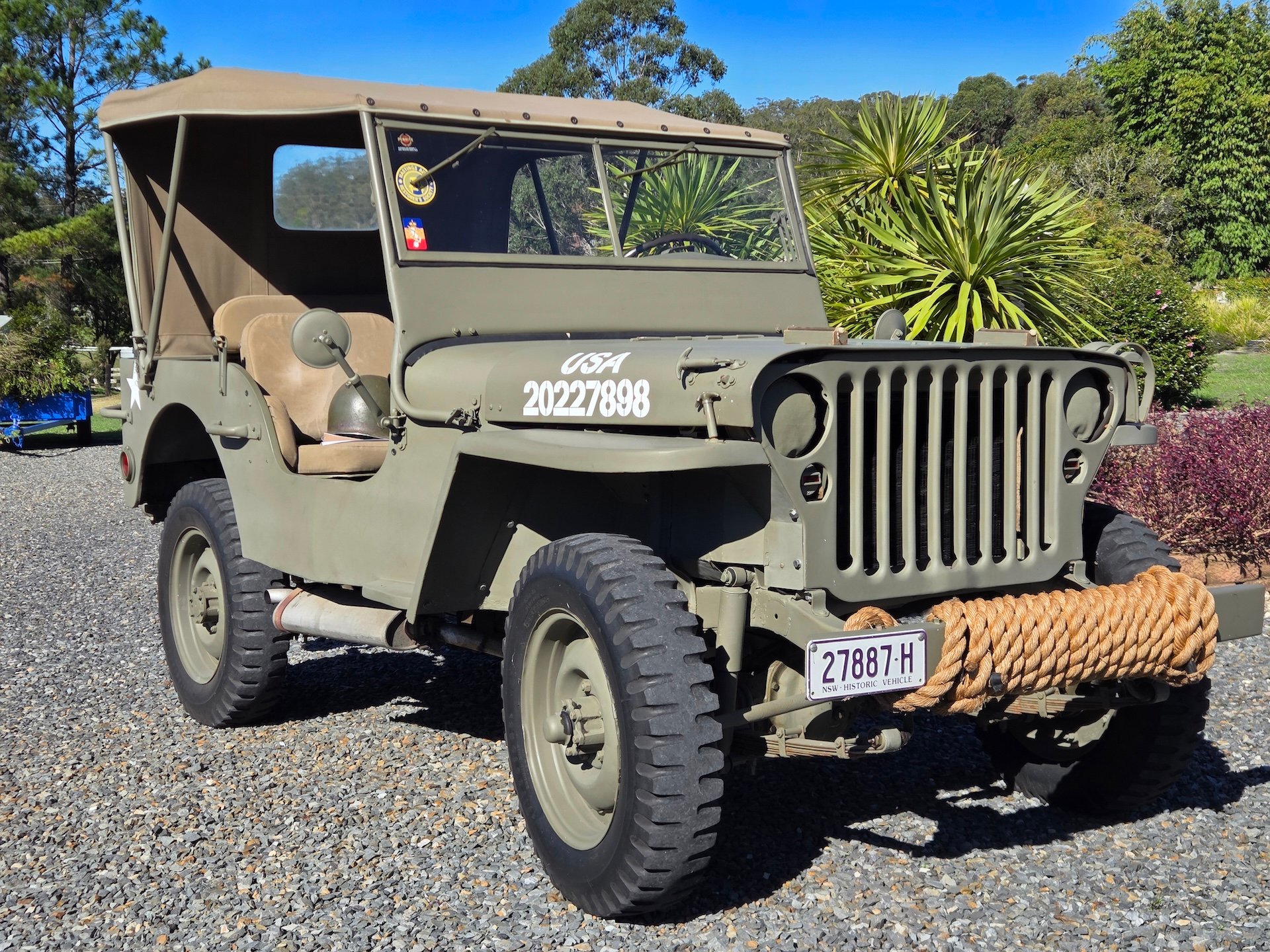 1943 WILLYS MB MANUAL JEEP