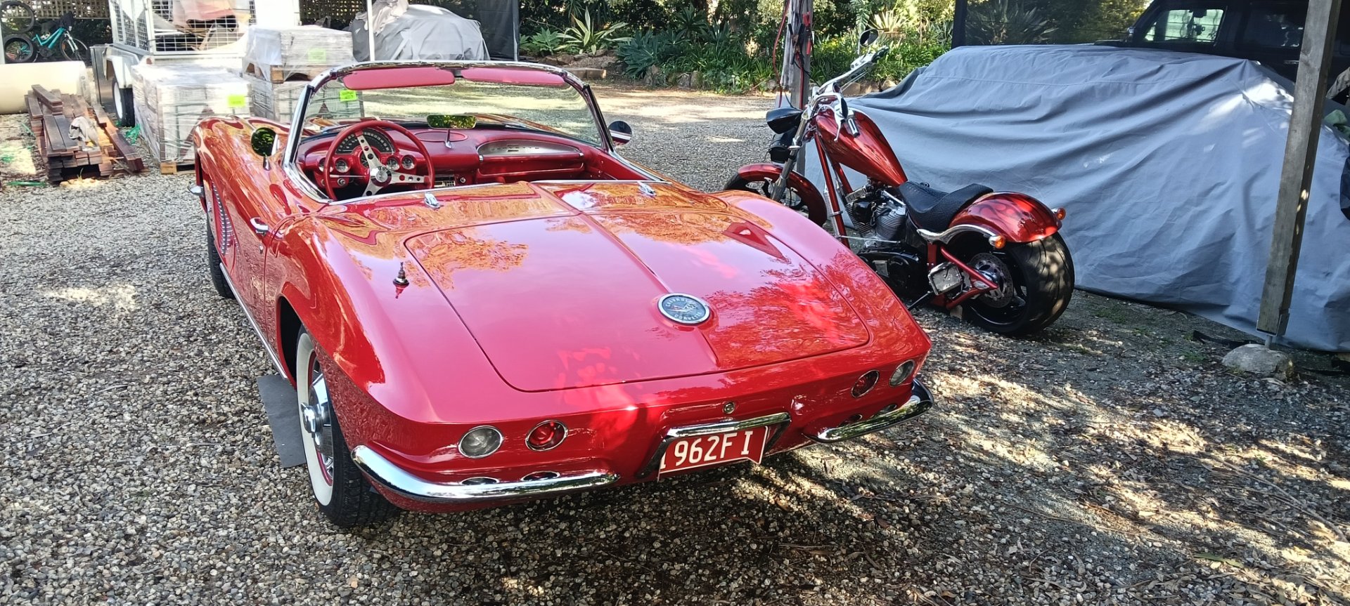 1962 CHEVROLET CORVETTE 4 SP MANUAL 2D ROADSTER