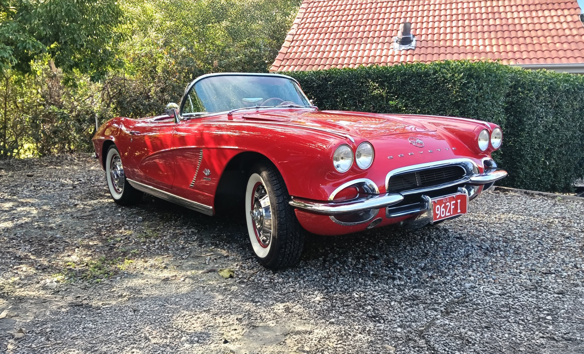 1962 CHEVROLET CORVETTE FUELIE 4 SP MANUAL 2D ROADSTER