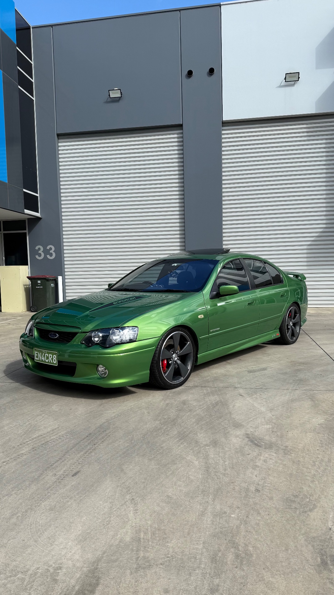 2005 FORD FALCON BA MKII XR8 ENFORCER 6 SP MANUAL 4D SEDAN