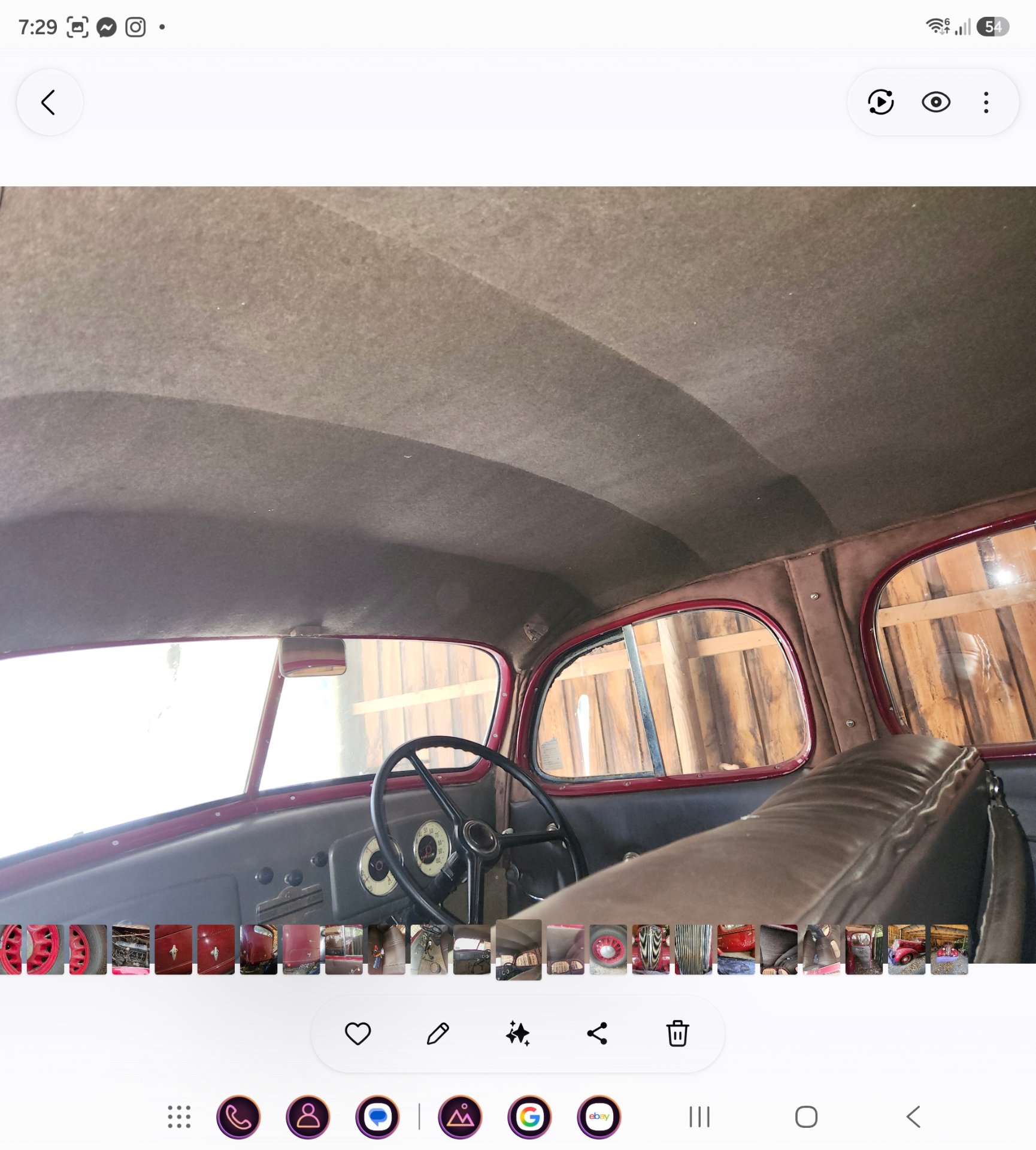 1936 CHEVROLET 3 SP MANUAL 4DR SEDAN