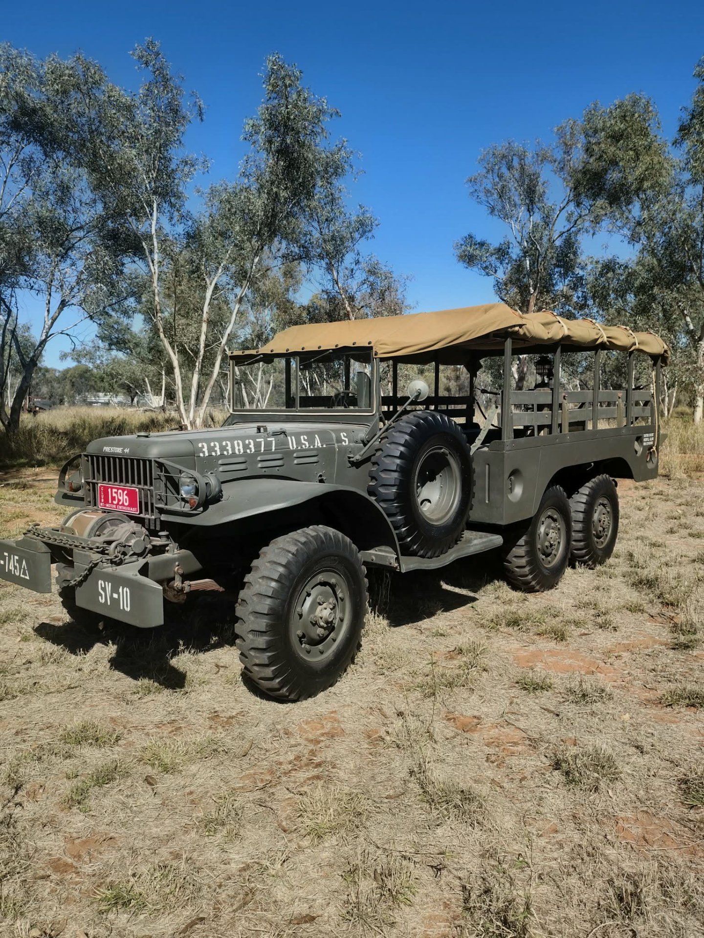 1943 DODGE WWII WC63 6X6 WEAPON CARRIER