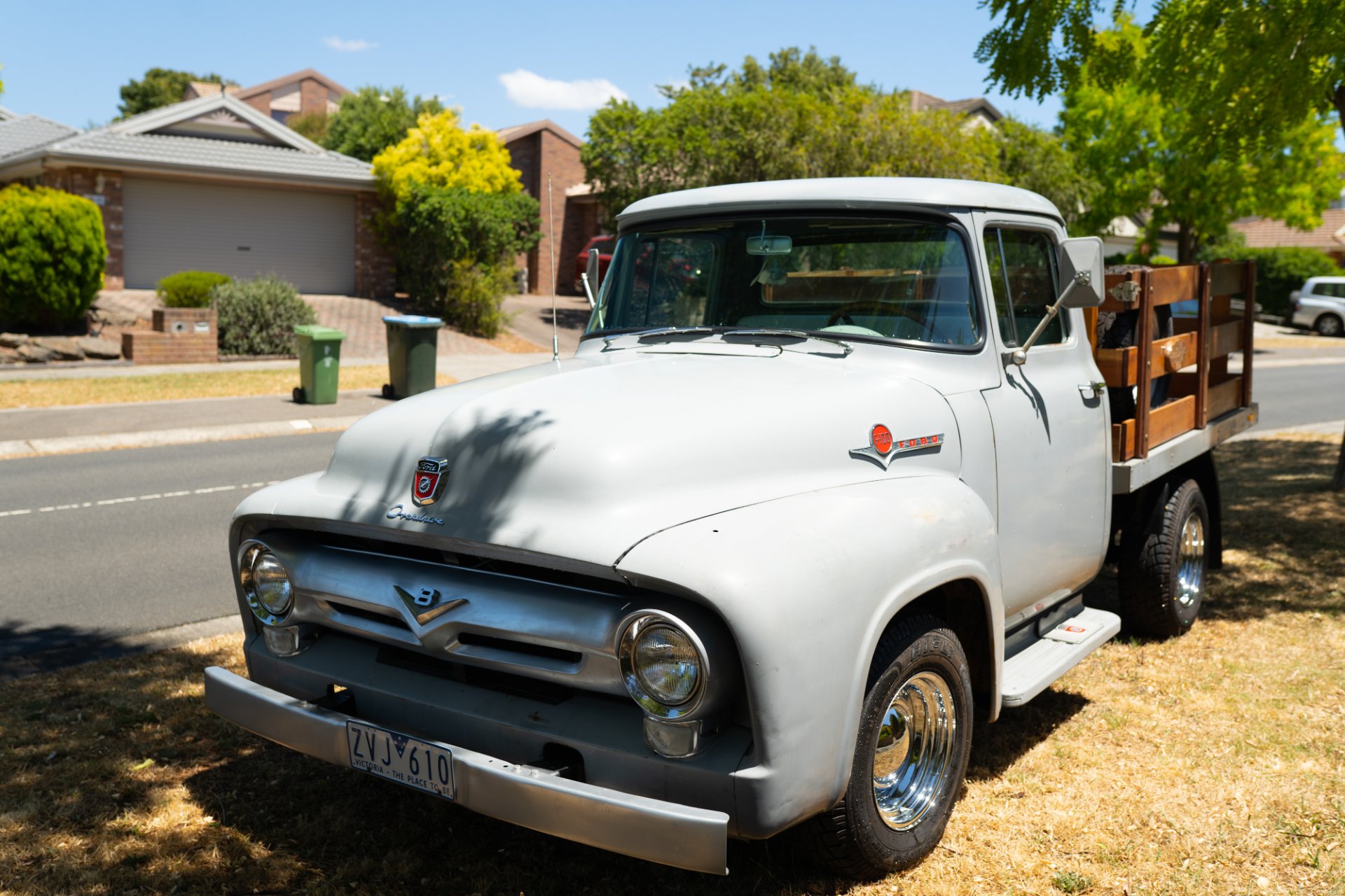 1956 FORD F100 STAKEBED STEPSIDE PICK UP