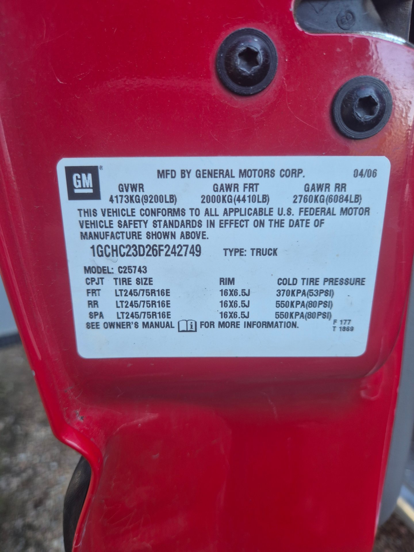 2006 CHEVROLET SILVERADO 2500HD 6 SP AUTOMATIC 4D UTILITY