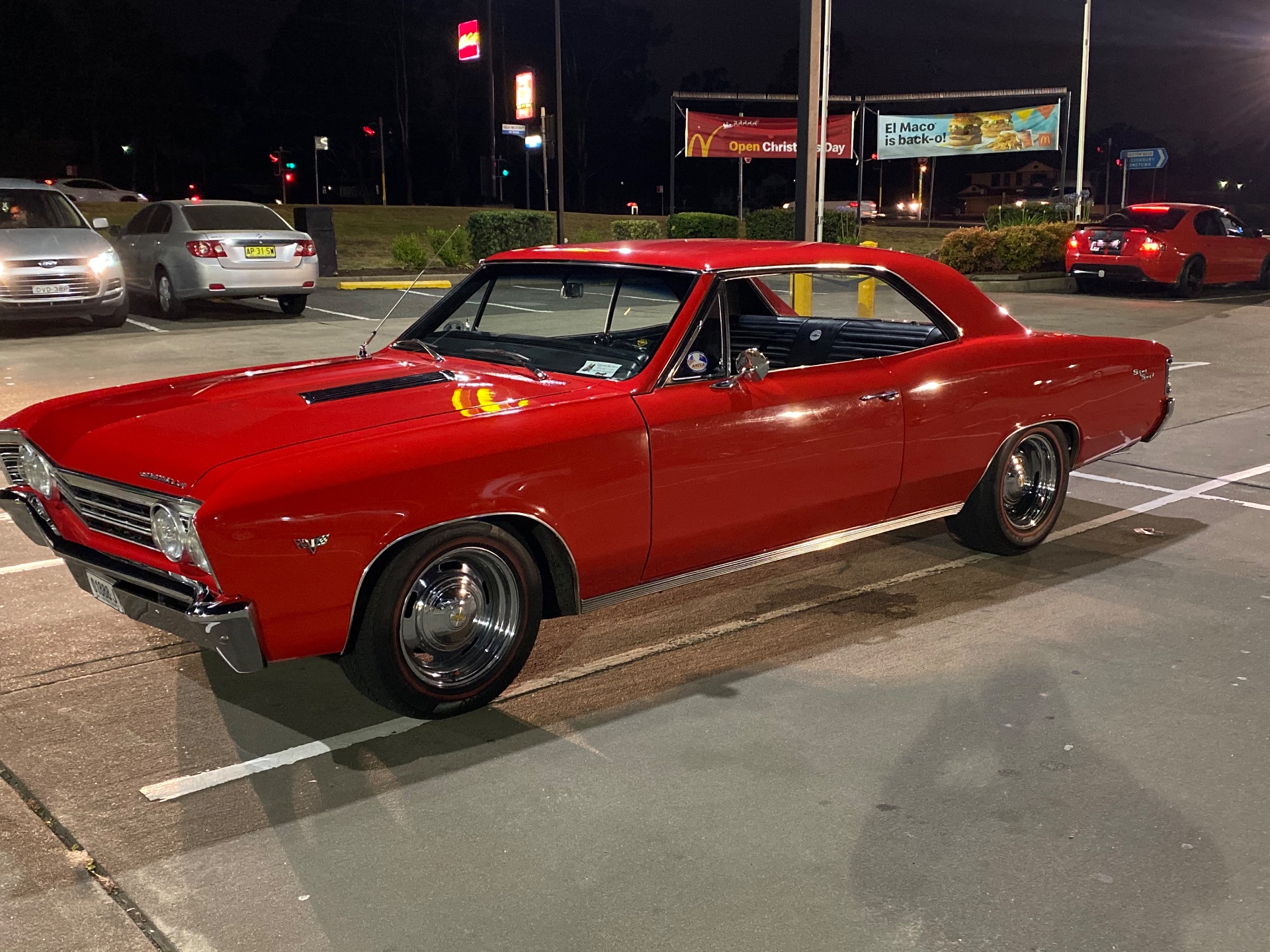 1967 CHEVROLET CHEVELLE MALIBU SS 2 SP AUTOMATIC 2D HARDTOP