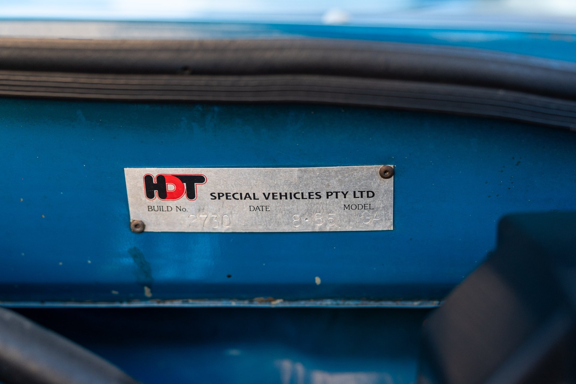 1985 HOLDEN HDT COMMODORE VK SS GROUP A MANUAL 4D SEDAN