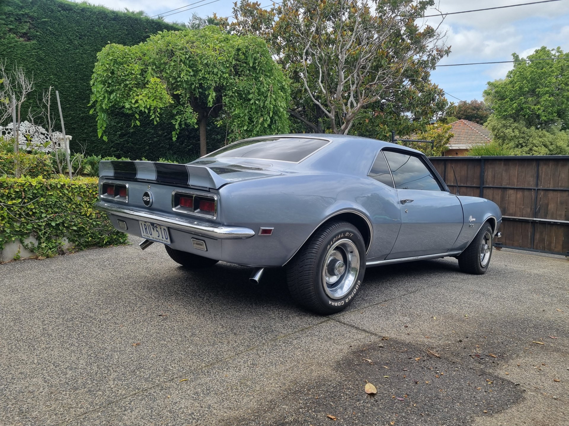 1968 CHEVROLET CAMARO SS 4 SP MANUAL 2D COUPE