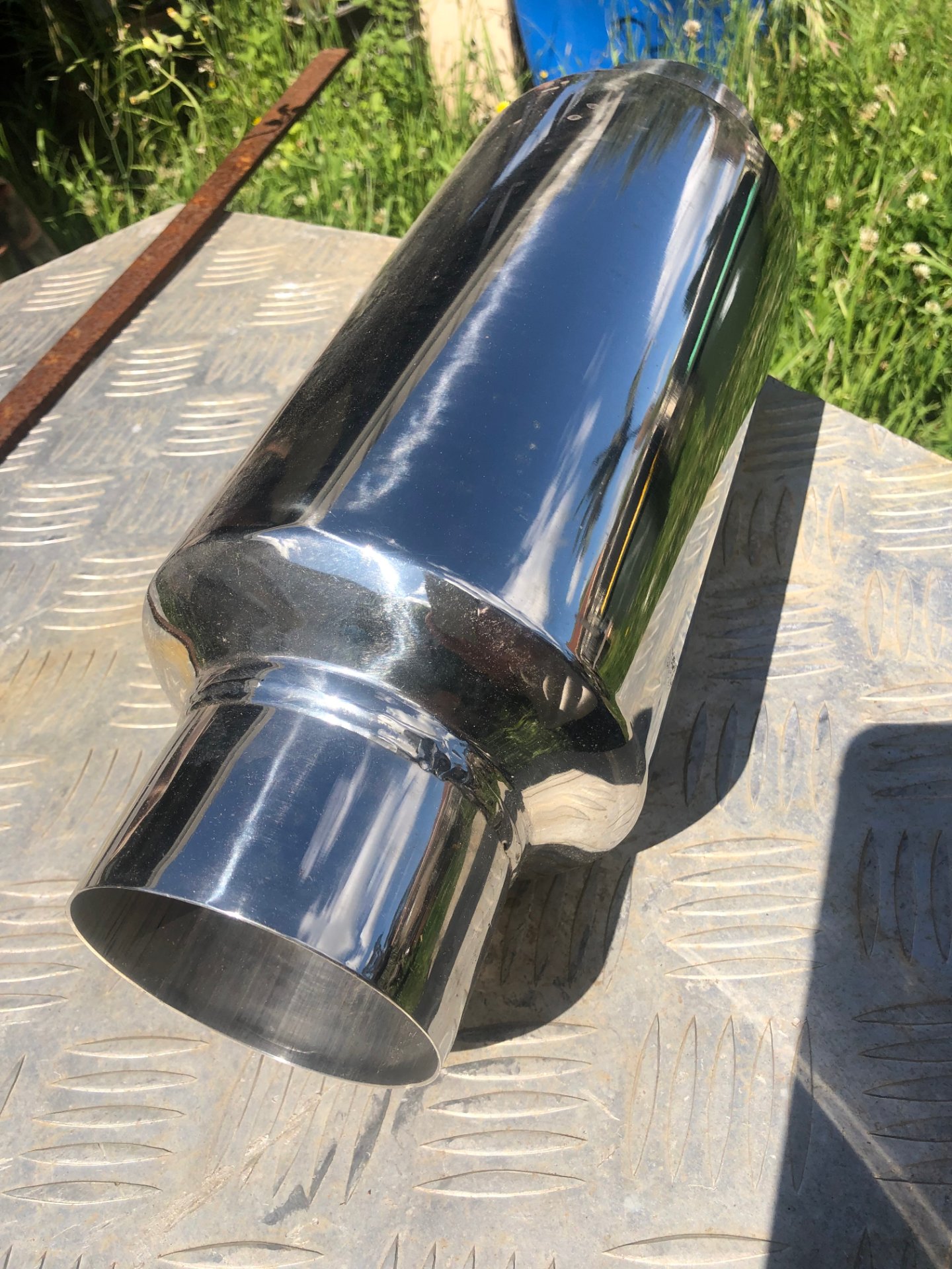 New Hot dog exhaust - straight through