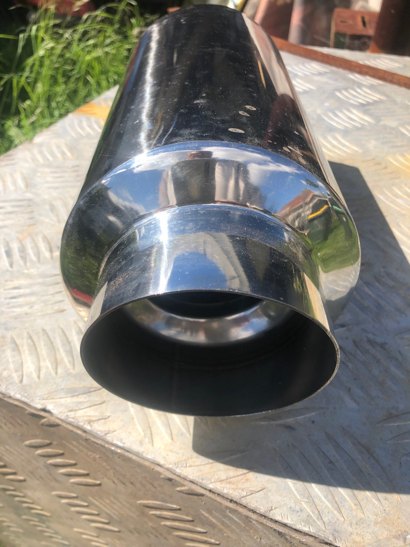 New Hot dog exhaust - straight through