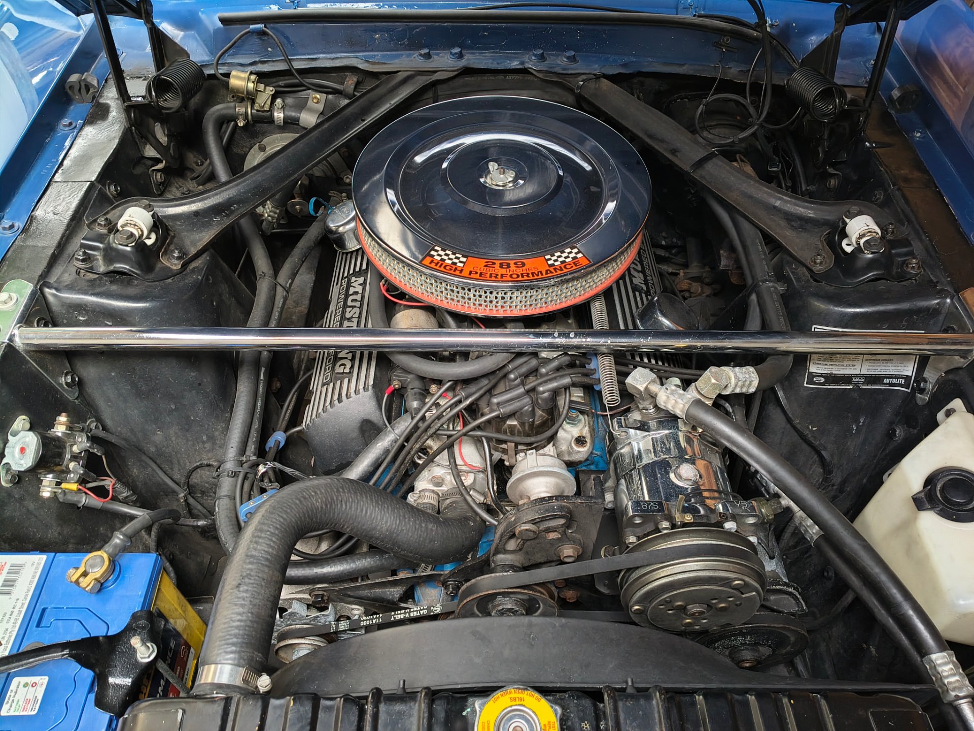 1968 FORD MUSTANG 3 SP AUTOMATIC 2D COUPE