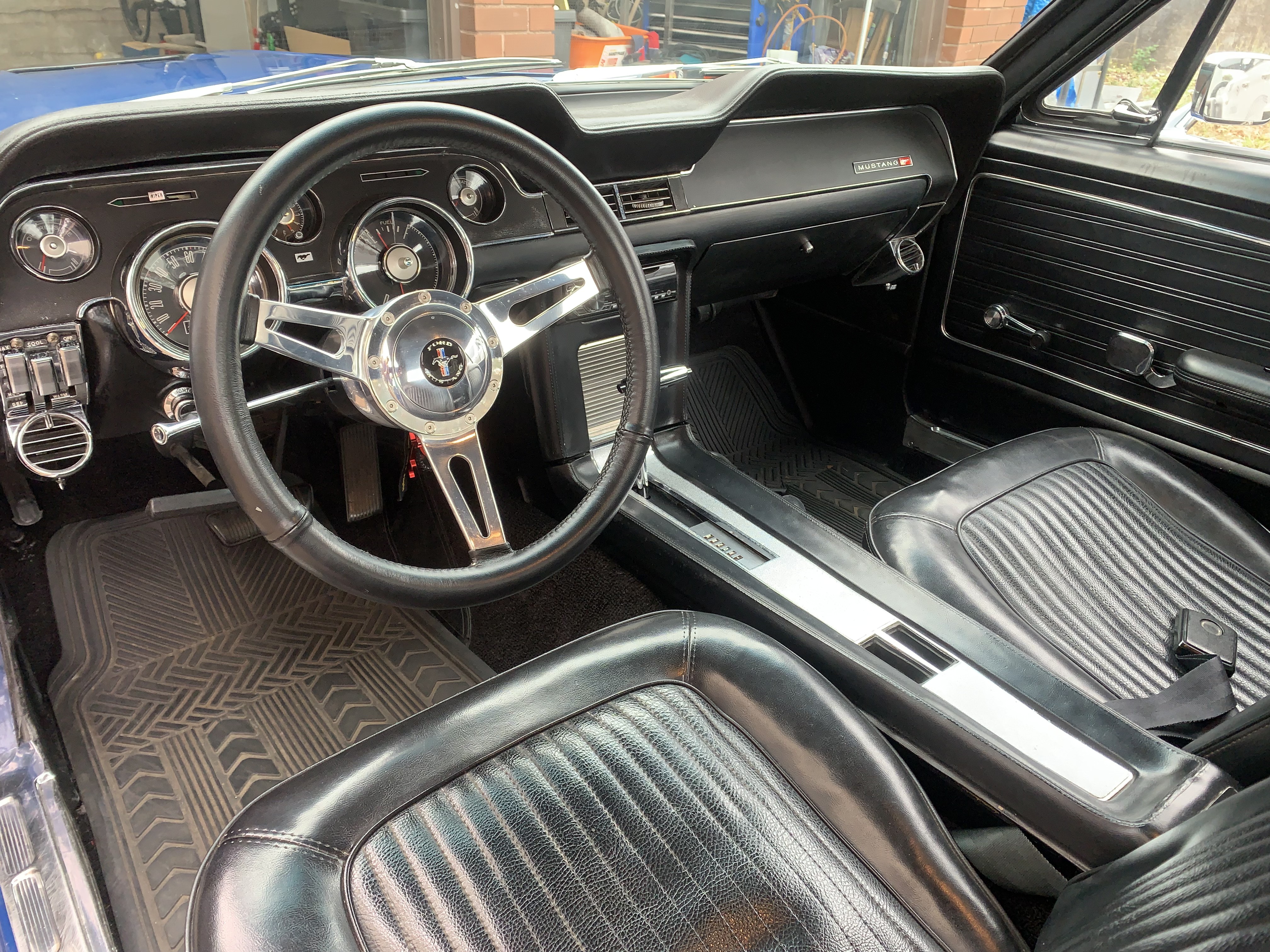 1968 FORD MUSTANG 3 SP AUTOMATIC 2D COUPE