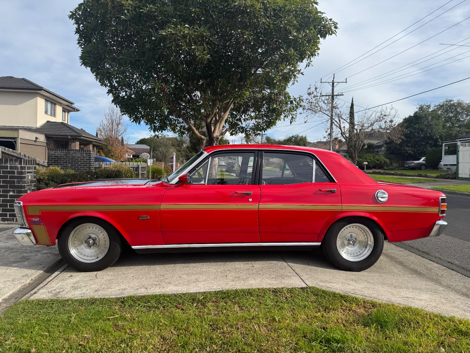 1970 FORD FALCON XW GT 3 SP AUTOMATIC 4D SEDAN