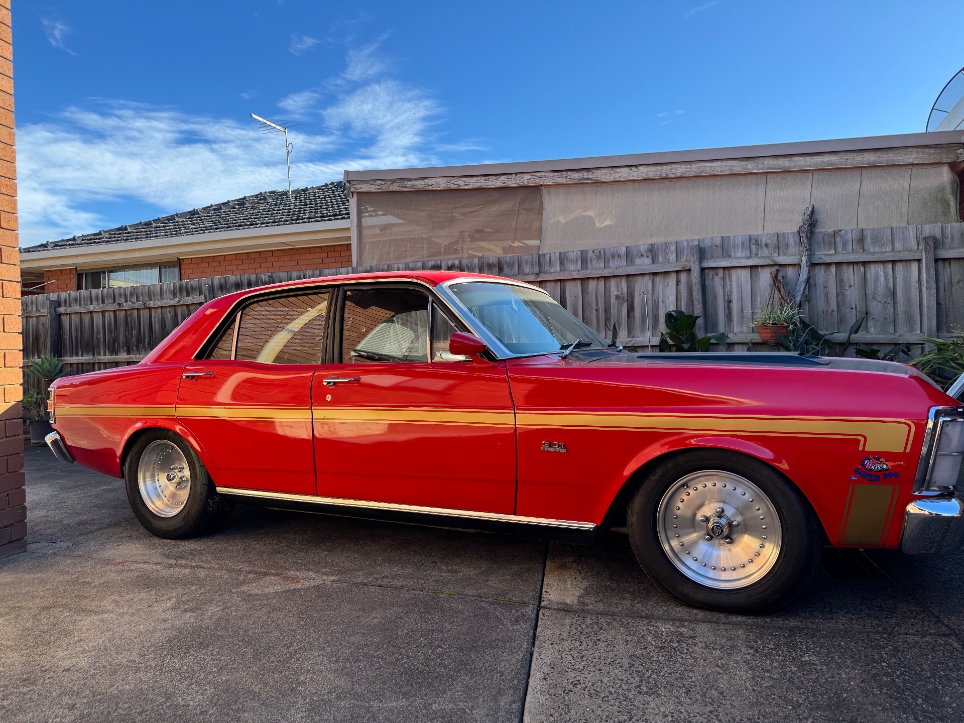 1970 FORD FALCON XW GT 3 SP AUTOMATIC 4D SEDAN
