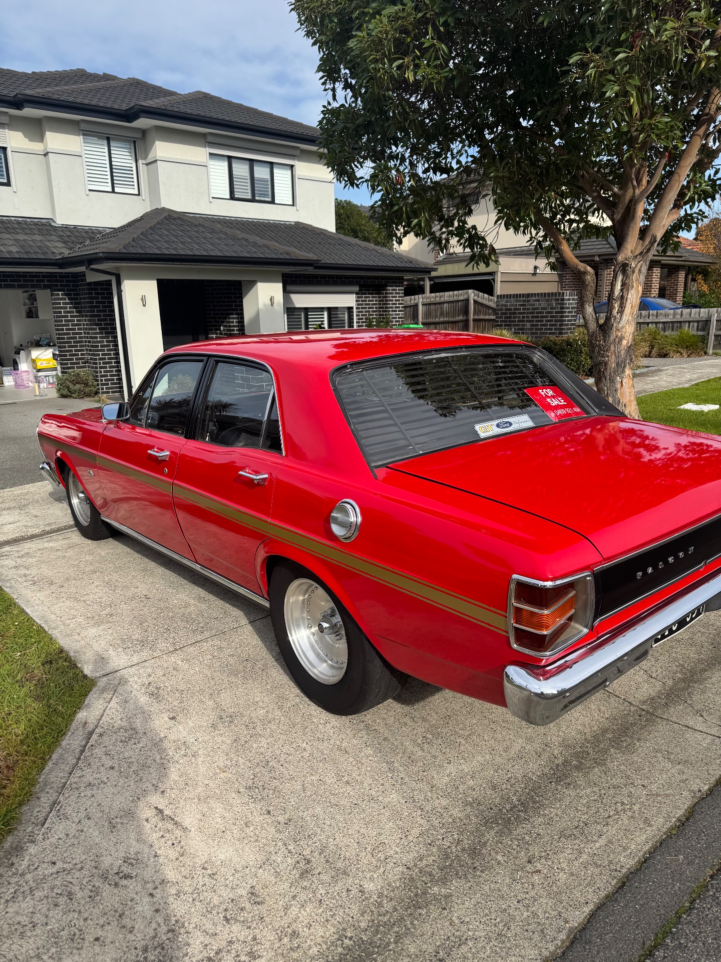 1970 FORD FALCON XW GT 3 SP AUTOMATIC 4D SEDAN