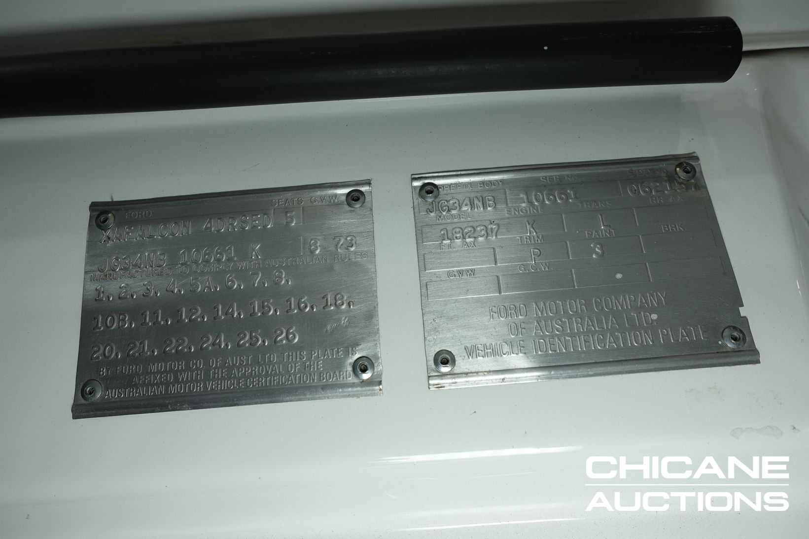 1973 FORD FAIRMONT XA K CODE 351 V8 4 SP MANUAL 4D SEDAN