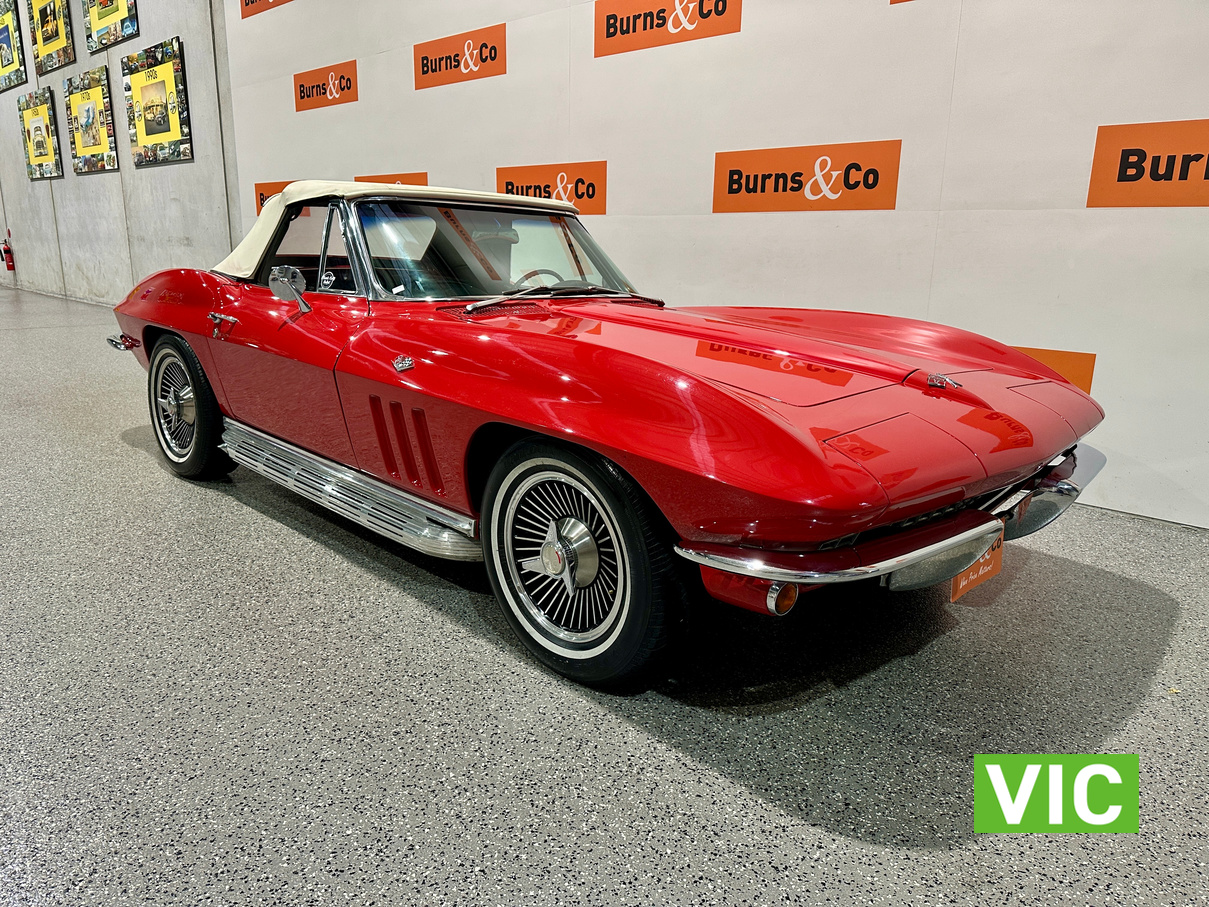 1966 CHEVROLET C2 CORVETTE STINGRAY 327 V8 MANUAL ROADSTER