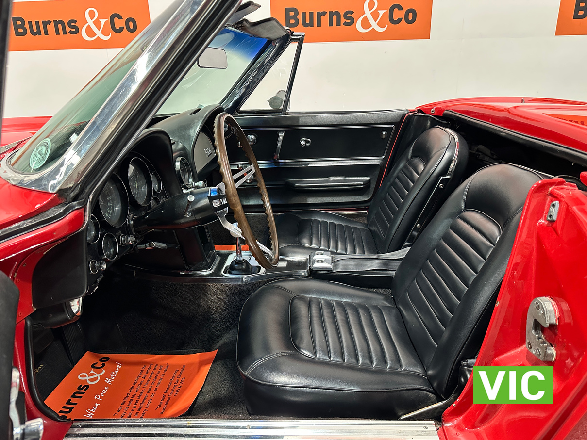 1966 CHEVROLET C2 CORVETTE STINGRAY 327 V8 MANUAL ROADSTER