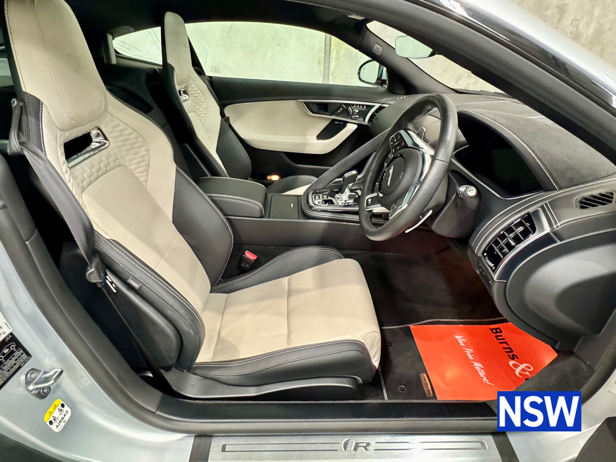2021 JAGUAR F-TYPE R 5.0L SUPERCHARGED V8 8 SP AUTOMATIC COUPE