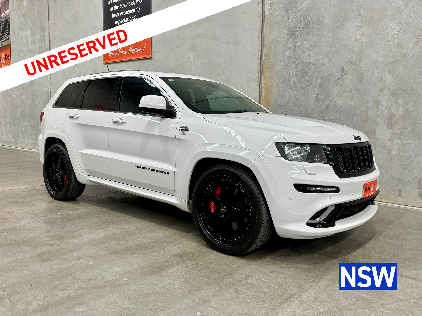 2012 JEEP GRAND CHEROKEE SRT8 4WD 6.4L V8 AUTO WAGON