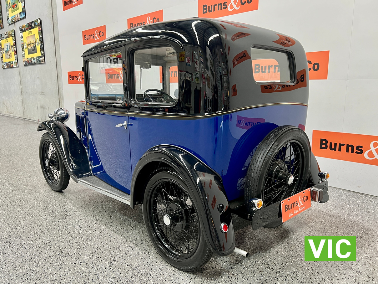 1933 AUSTIN 7 DELUX 4CYL MANUAL BOX SALOON 