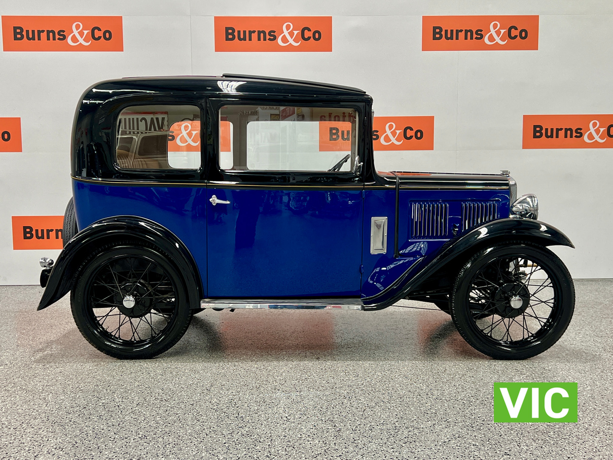 1933 AUSTIN 7 DELUX 4CYL MANUAL BOX SALOON 