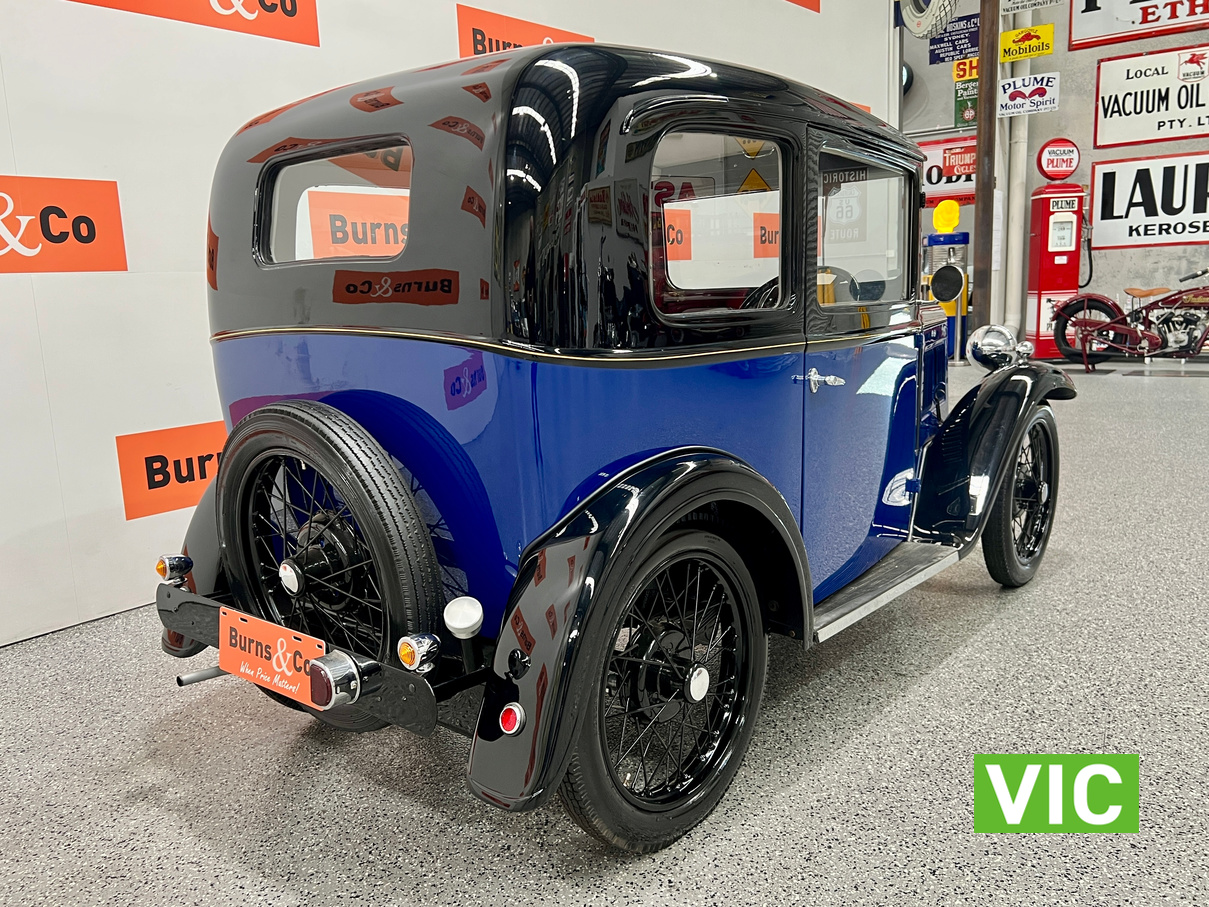 1933 AUSTIN 7 DELUX 4CYL MANUAL BOX SALOON 