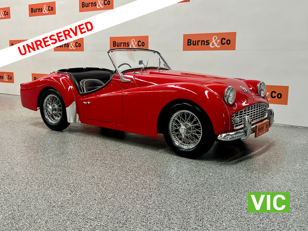 1961 TRIUMPH TR3A 4 CYL MANUAL ROADSTER