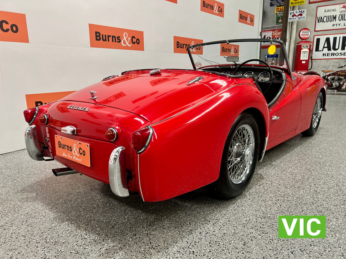 1961 TRIUMPH TR3A 4 CYL MANUAL ROADSTER