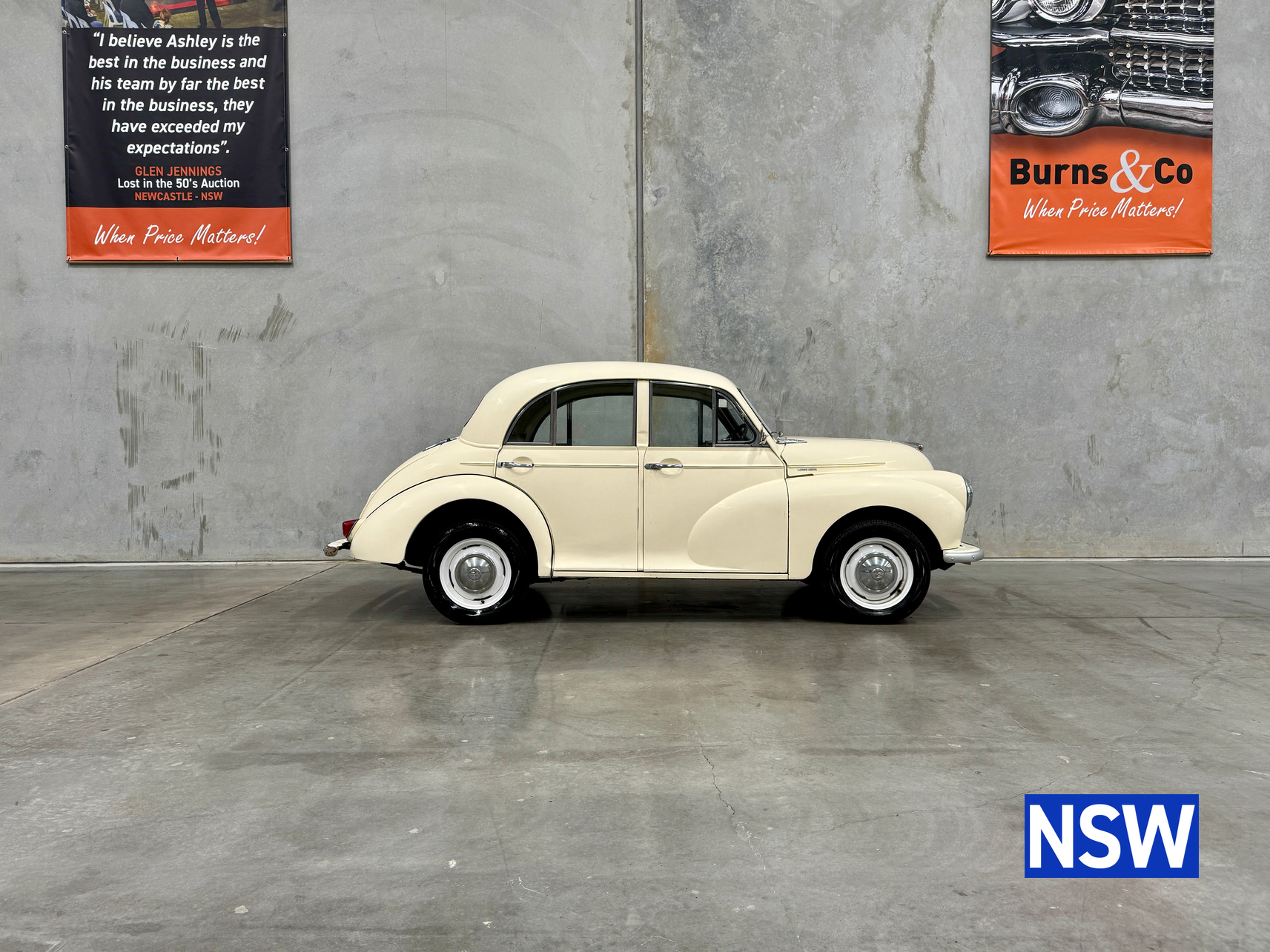 1955 MORRIS MINOR 4 CYL MANUAL SEDAN