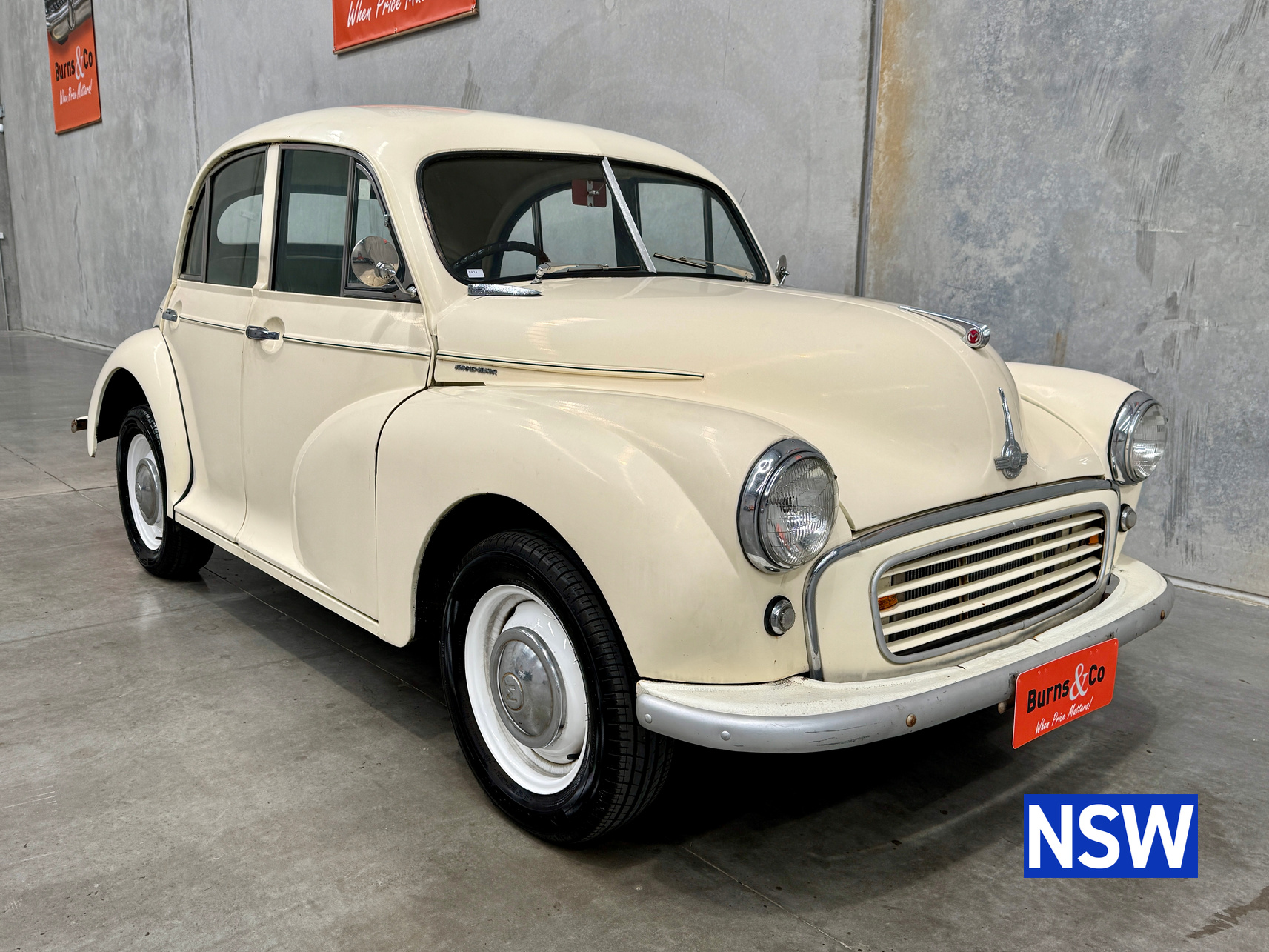 1955 MORRIS MINOR 4 CYL MANUAL SEDAN