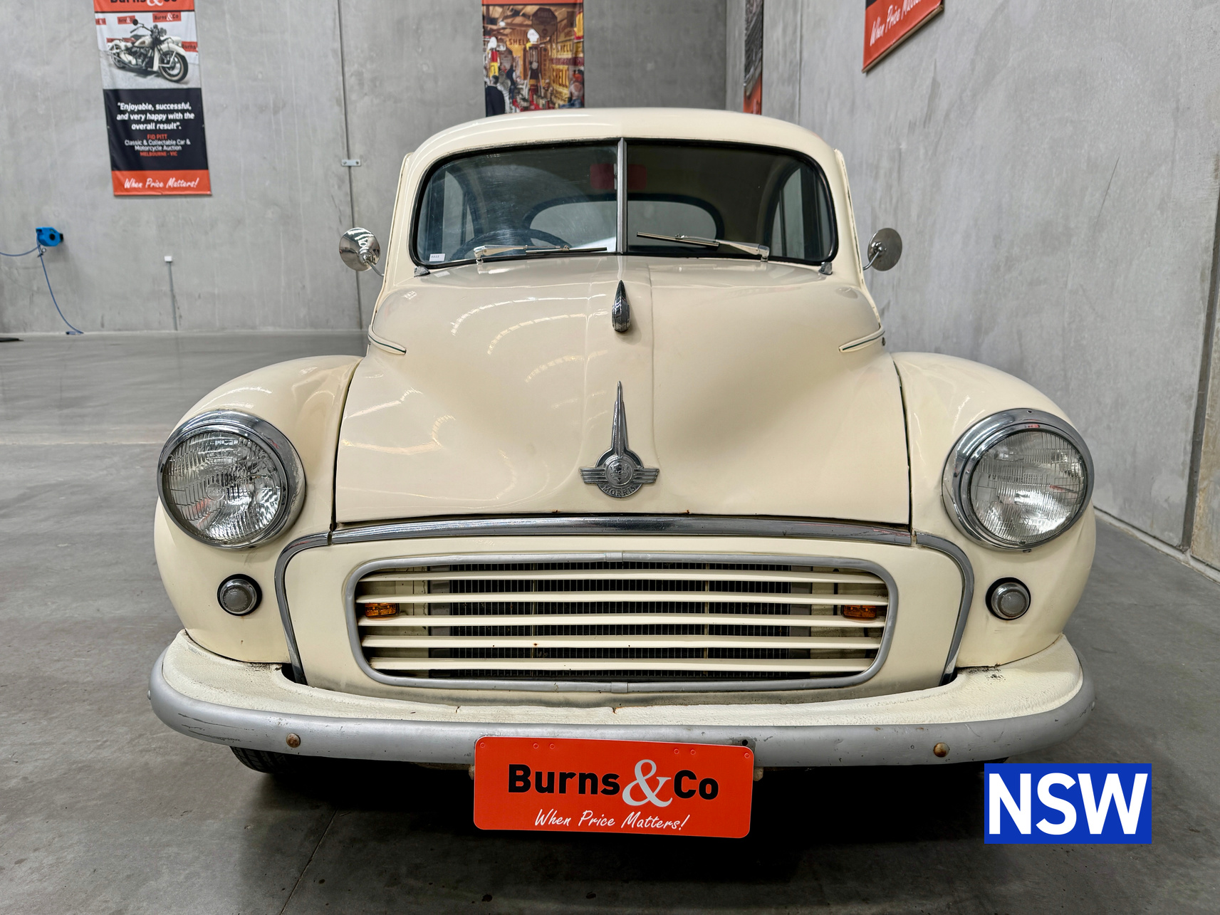 1955 MORRIS MINOR 4 CYL MANUAL SEDAN