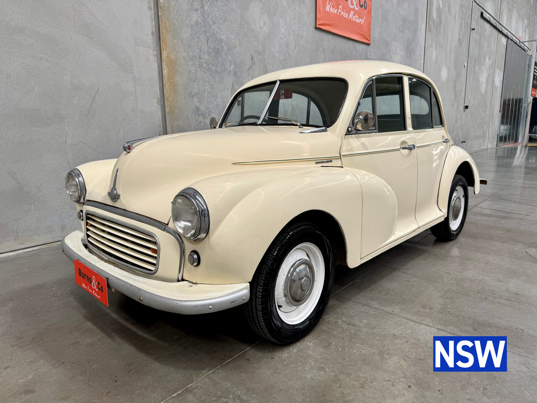 1955 MORRIS MINOR 4 CYL MANUAL SEDAN