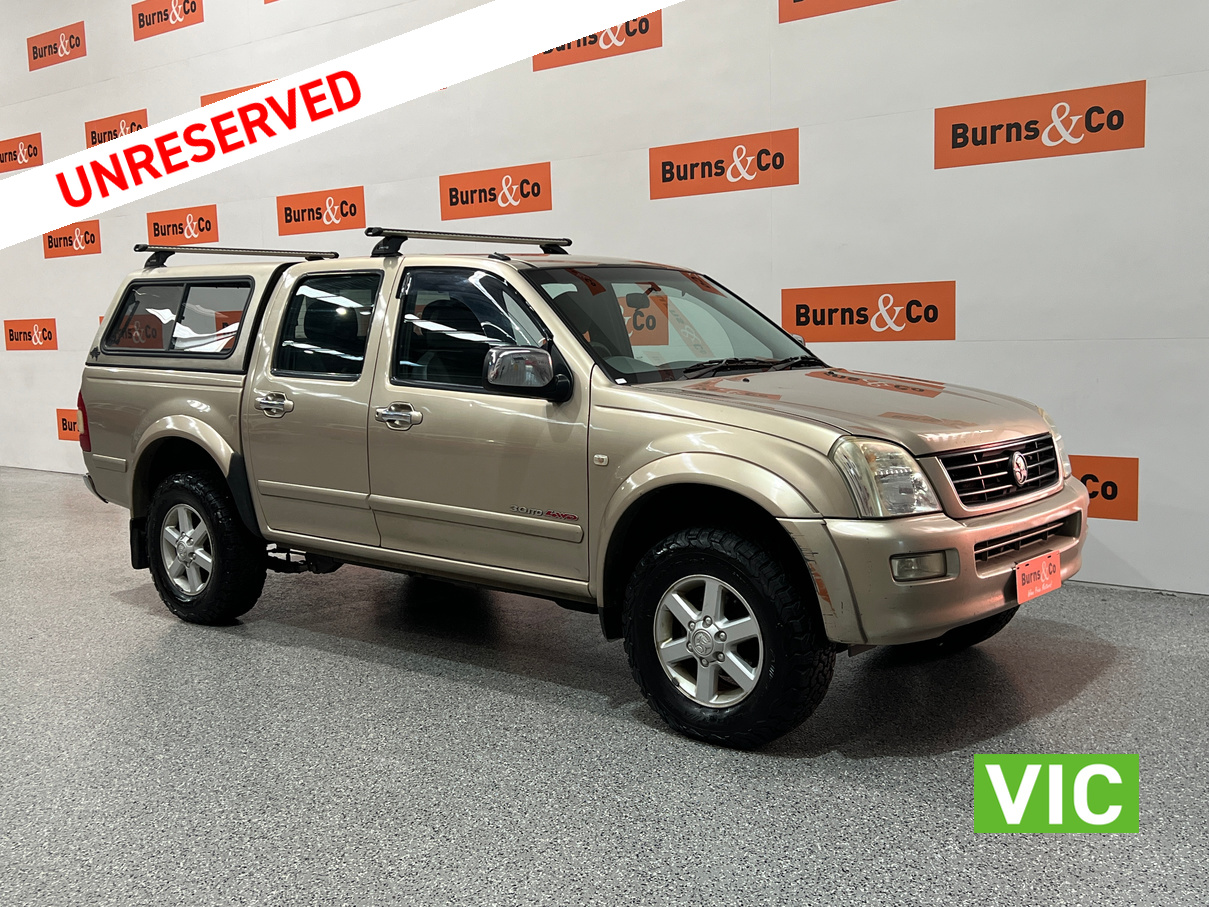 2003 HOLDEN RODEO LT 4WD TURBO MANUAL UTILITY