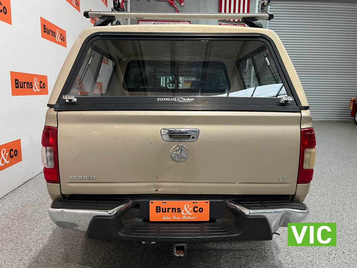 2003 HOLDEN RODEO LT 4WD TURBO MANUAL UTILITY 