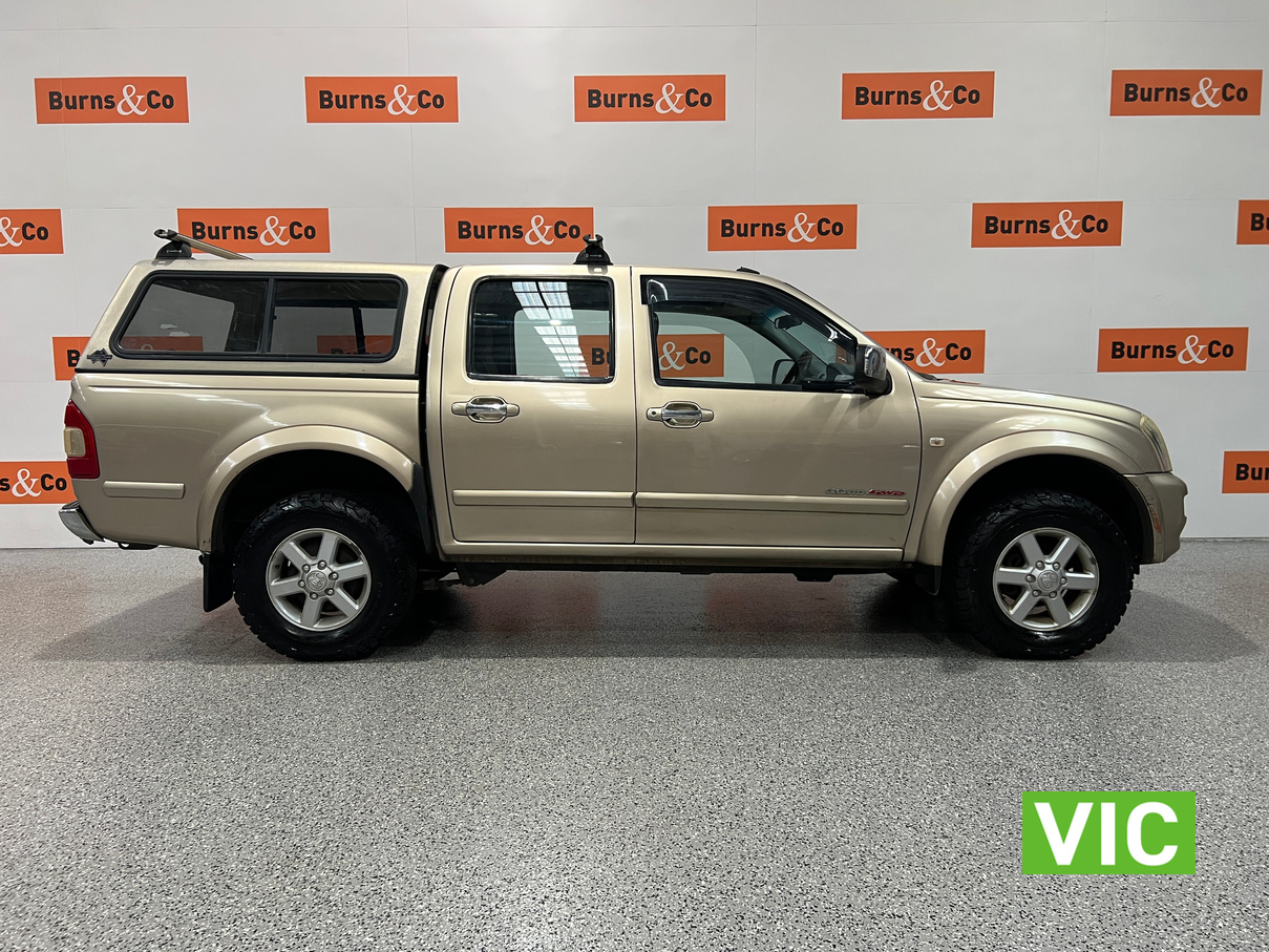 2003 HOLDEN RODEO LT 4WD TURBO MANUAL UTILITY 