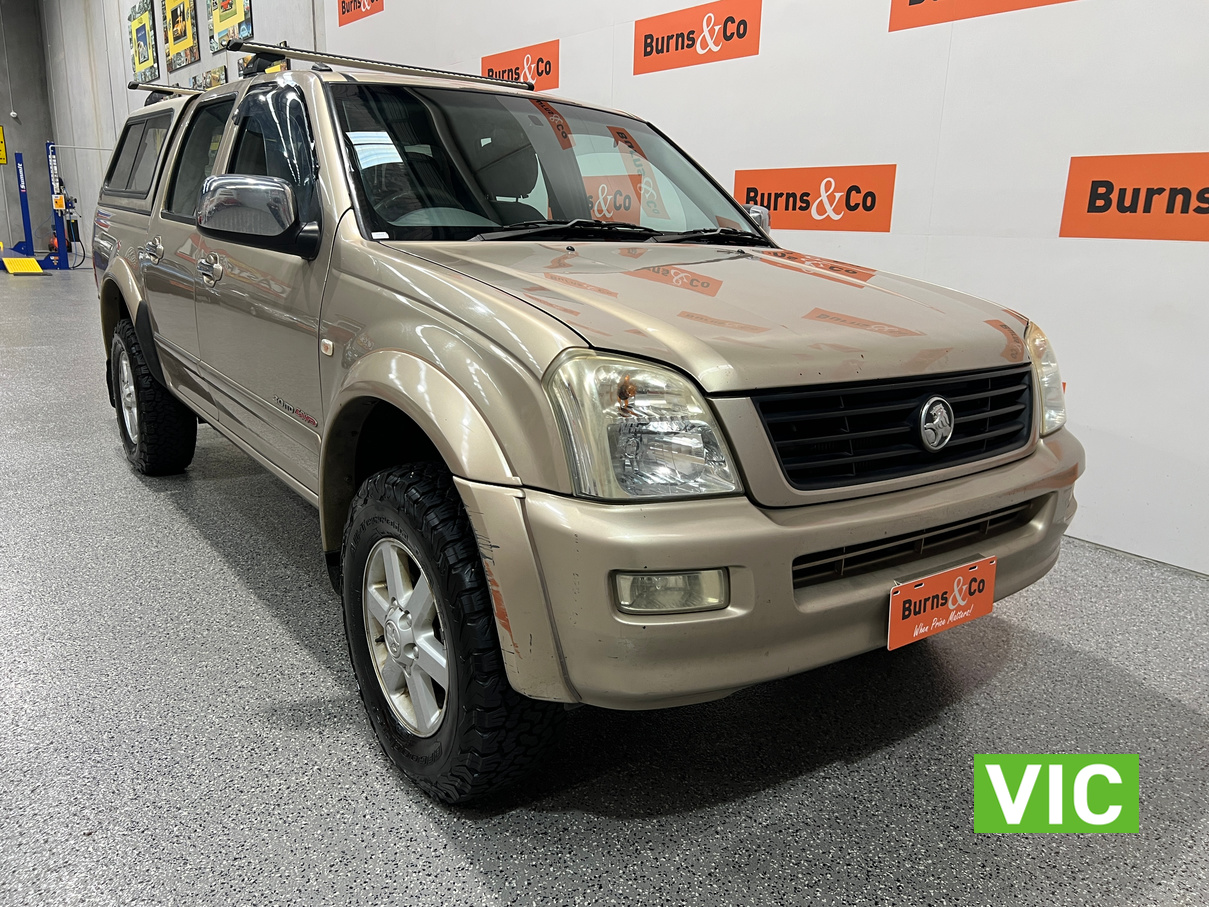 2003 HOLDEN RODEO LT 4WD TURBO MANUAL UTILITY 