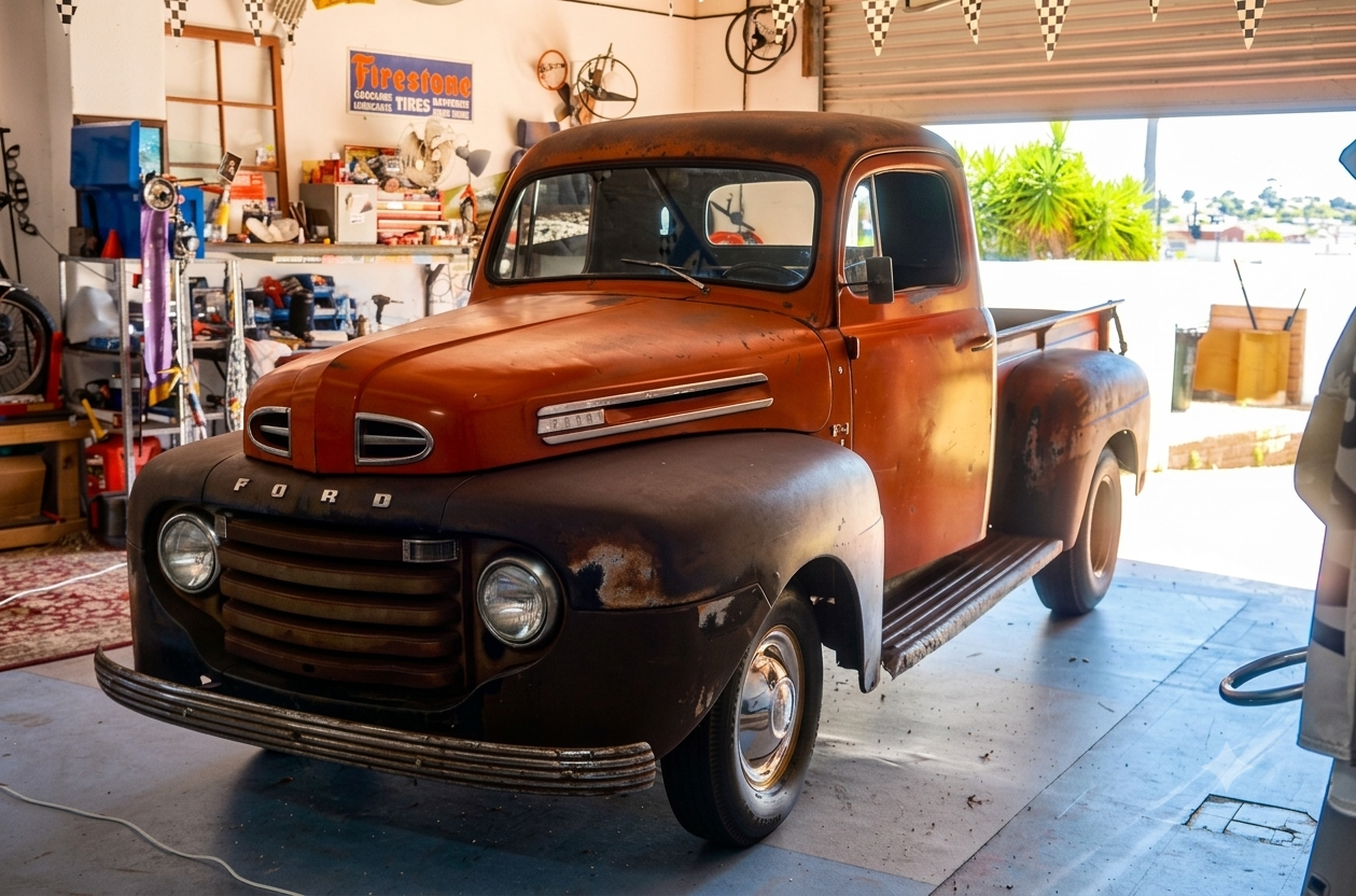 1948 FORD F-1 AUTOMATIC PICK UP