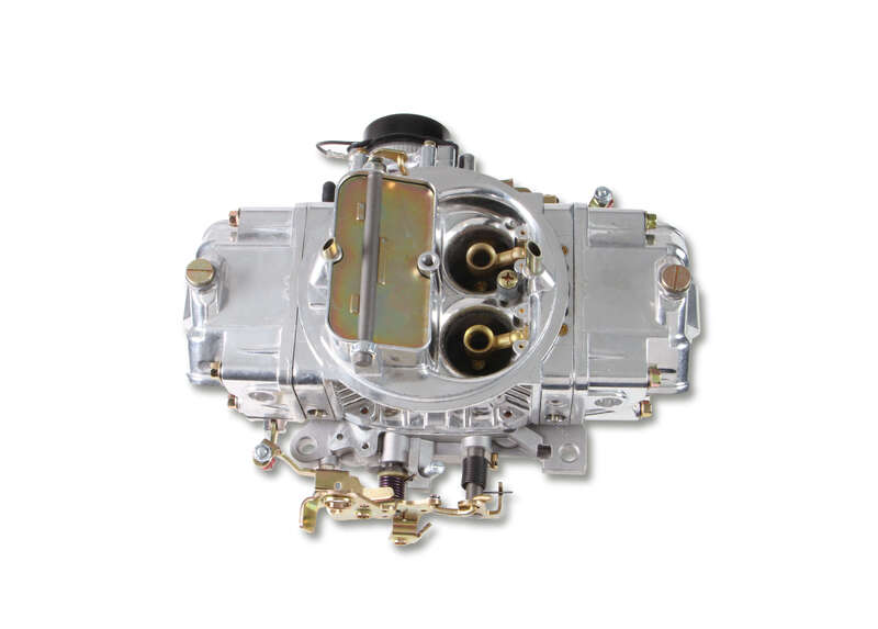 Holley Carburettor, Performance and Race, 650 CFM, 4150 Model, 4 Barrel, Electric, Gasoline, Shiny, Aluminum, w/ Electric Choke, Each