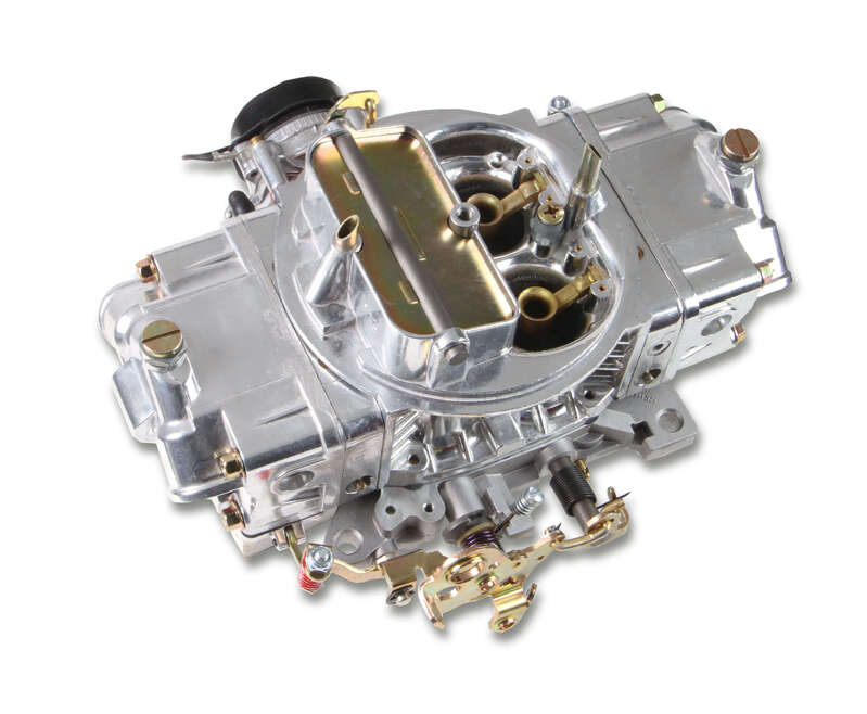 Holley Carburettor, Performance and Race, 650 CFM, 4150 Model, 4 Barrel, Electric, Gasoline, Shiny, Aluminum, w/ Electric Choke, Each